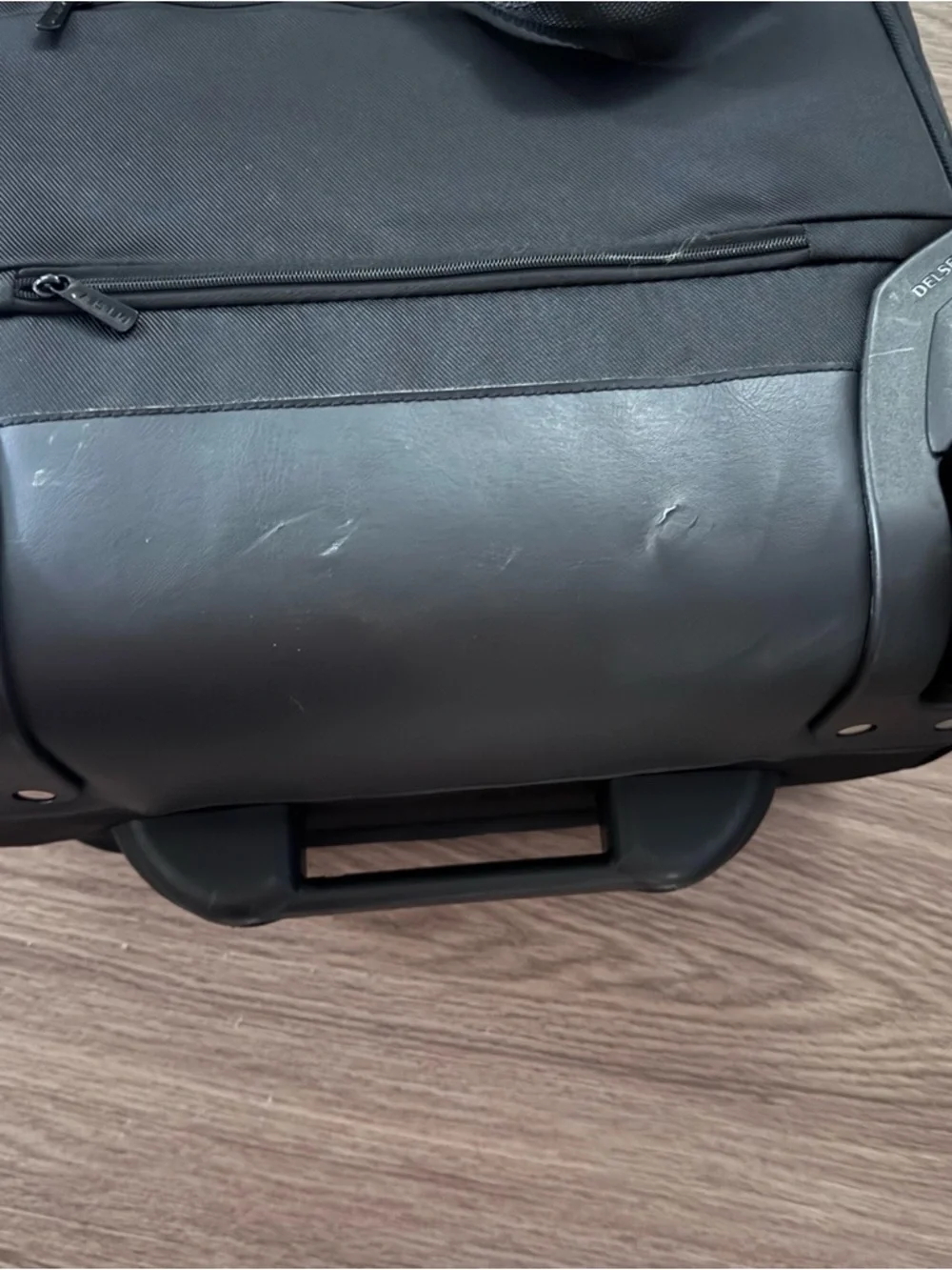 Delsey Paris sky max 2.0 2 wheels underseater bag luggage black unisex